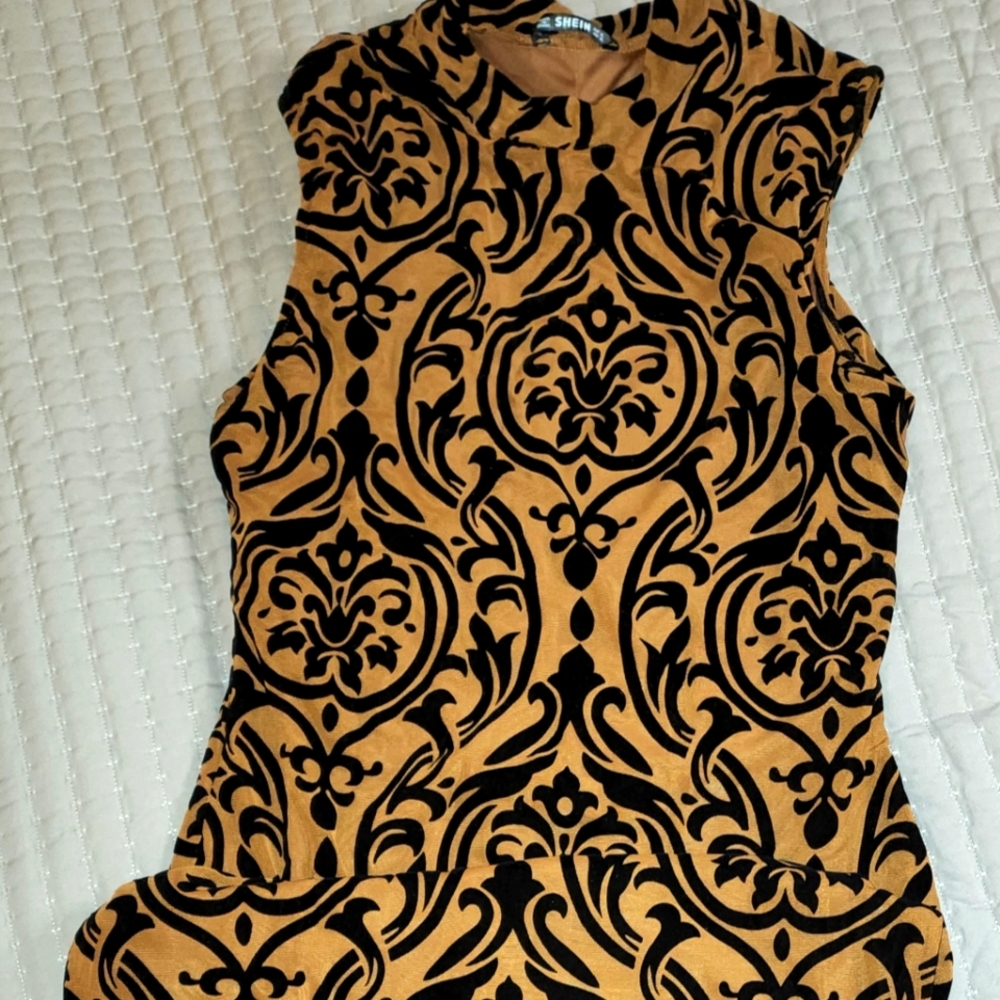 Ankle length fitted sheath